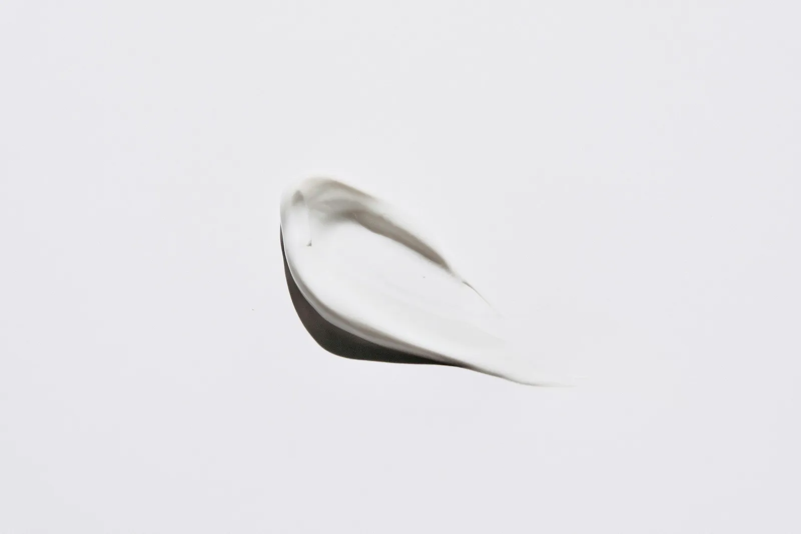 A swirl of white face cream
